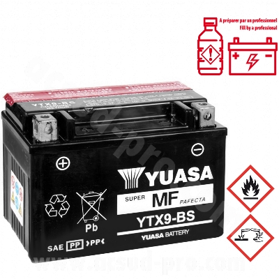 Аккумулятор yuasa ytx9 bs